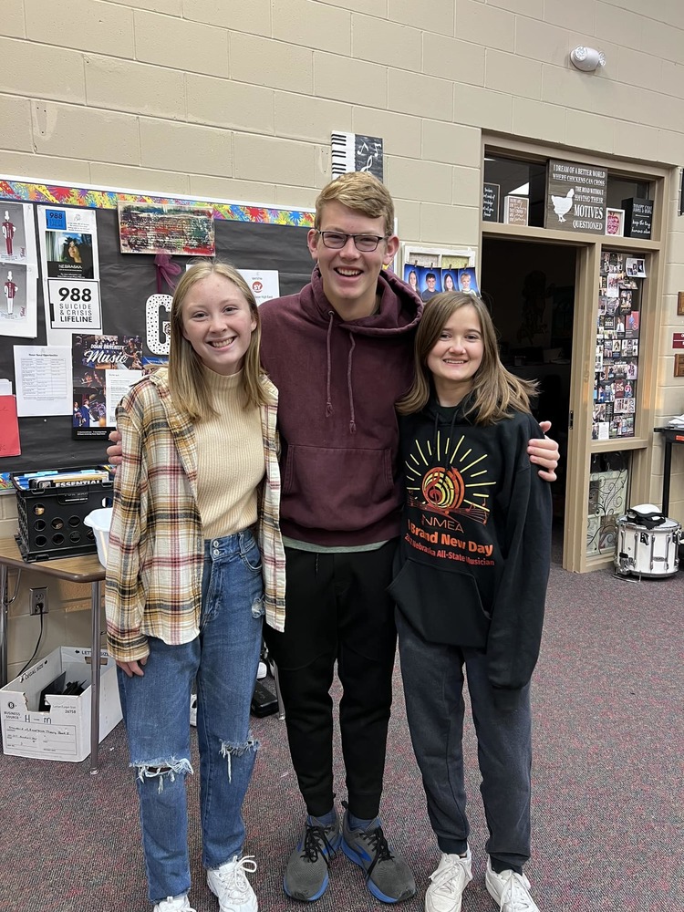 Three Swedes Earn NMEA AllState Selections Gothenburg Public Schools